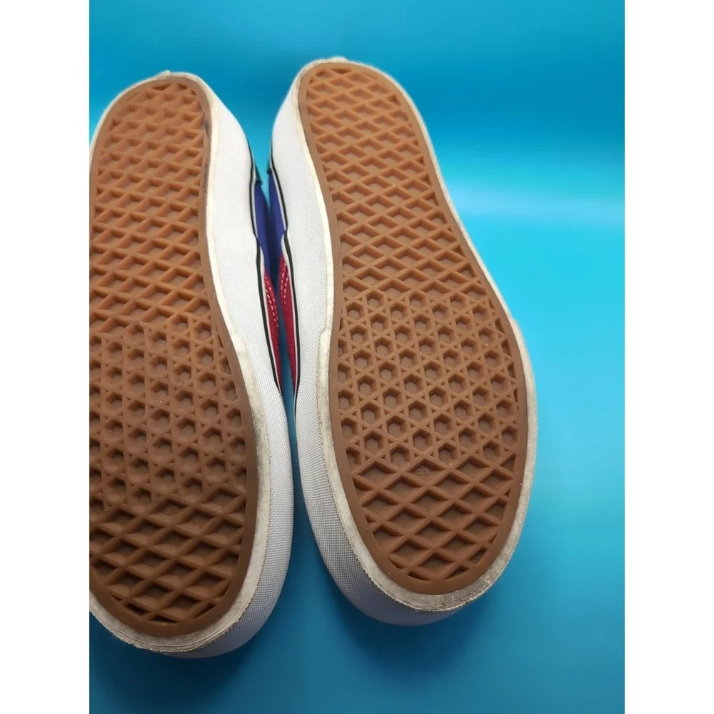 platform multicolor red purple green vans is mens‎ 6 women's 7.5